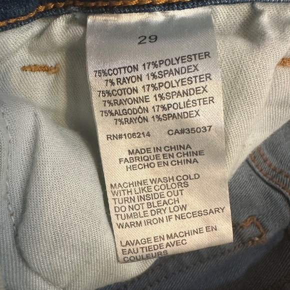 Sam Edelman Stiletto High Rise Skinny Ankle Jeans, Size 29 - Picture 5 of 7